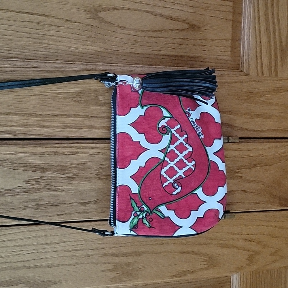 Brighton canvas Holiday Love Dove pouch